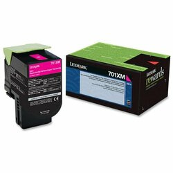 LEXMARK 70C1XM0 701XM MAGENTA EXTRA HIGH YIELD RETURN PROGRAM TONER CARTRIDGE