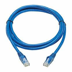 TRIPP LITE N201P-006-BL CAT6 PATCH CABLE UTP SNAGLESS W/ POE CMR-LP BLUE RJ45 M/M 6FT
