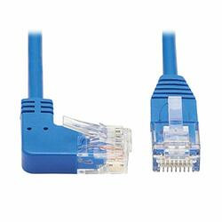TRIPP LITE N204-S05-BL-RA RIGHT-ANGLE CAT6 GIGABIT MOLDED SLIM UTP ETHERNET CABLE (RJ45 RIGHT-ANGLE M TO R