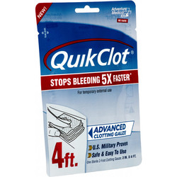 Adventure Medical QuickClot Gauze 3 x 4'