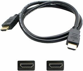 ADD-ON HDMIHSMM6 ADDON 1.82M (6.00FT) HDMI 1.4 MALE TO MALE BLACK CABLE