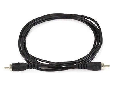 MONOPRICE, INC. 653 RCA PLUG/PLUG M/M CABLE - BLACK 6FT