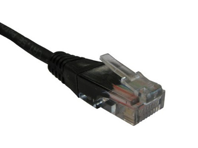 ENET SOLUTIONS, INC. C5E-BK-NB-50-ENC CAT5E BLACK 50FT NO BOOT PATCH CABLE