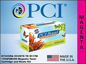 PCI TK-8117M-PCI PCI KYOCERA-MITA ECOSYS TK-8117M 1T02P3BUS0 MAGENTA TONER CARTRIDGE WITH 1 WASTE