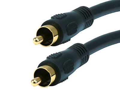 MONOPRICE, INC. 2743 COAXIAL AUDIO/VIDEO RCA CABLE M/M 3FT