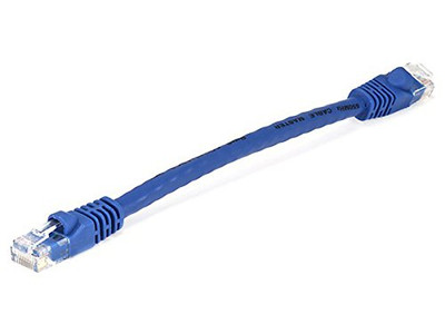 MONOPRICE, INC. 4975 CAT5E   PATCH CABLE_ 6-INCH BLUE