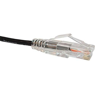 UNIRISE USA, LLC CS6-04F-BLK 4FT CAT6 CLEARFIT SLIM PATCH CABLE BLACK