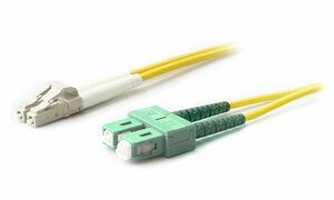 ADD-ON ADD-ASC-LC-3M9SMF THIS IS A 3M LC (MALE) TO ANGLED SC (MALE) YELLOW DUPLEX RISER-RATED FIBER PATCH