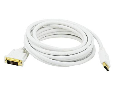 MONOPRICE, INC. 6017 DISPLAYPORT TO DVI CABLE - WHITE 15FT