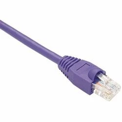 UNIRISE USA, LLC PC6-01F-PUR UNIRISE 1FT CAT6 NON-BOOTED UNSHIELDED (UTP) ETHERNET NETWORK PATCH CABLE PURPLE