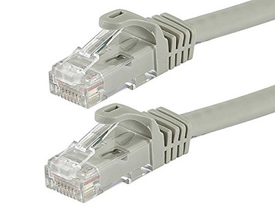 MONOPRICE, INC. 9809 FLEXBOOT CAT6 24AWG  CABLE_ 10FT GRAY