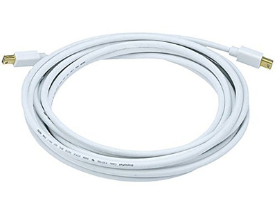 MONOPRICE, INC. 5993 MINI DISPLAYPORT CABLE- WHITE 15FT