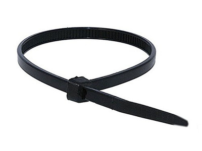 MONOPRICE, INC. 5761 CABLE TIE 8 INCH 40LBS_ 100PCS/PK BLACK