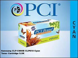 PCI CLPC660BPC SAMSUNG CLP-C660B CLP610 CYAN TONER CTG