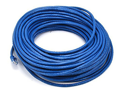 MONOPRICE, INC. 146 CAT5E UTP  PATCH CABLE_ 100FT BLUE
