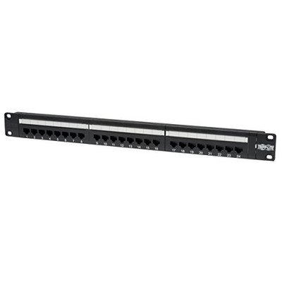 UNIRISE USA, LLC PPC6-24PT-1U 24PORT 1RMU CAT6 PATCH PANEL, 110 TYPE