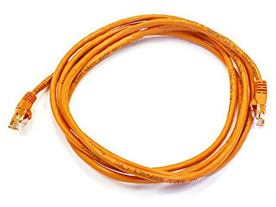 MONOPRICE, INC. 3414 CAT6 24AWG UTP ETHERNET NETWORK PATCH CABLE_ 7FT ORANGE
