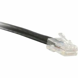ENET SOLUTIONS, INC. C6-BK-NB-1-ENC ENET CAT6 BLACK 1 FOOT NON-BOOTED (NO BOOT) (UTP) HIGH-QUALITY NETWORK PATCH CAB