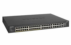 Netgear GS348PP100NAS NETGEAR 48-port Gigabit Ethernet Unmanaged PoE+ Switch with 24-Ports PoE+