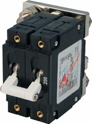 BLUE SEA SYSTEMS661-7269 CIRCUIT BREAKER CA2 200A WHITE