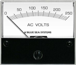 BLUE SEA SYSTEMS661-9354 VOLT METER 0-250V AC