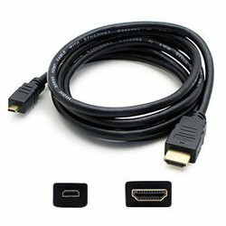 ADD-ON HDMI2MHDMI3-5PK ADDON 5 PACK OF 91.00CM (3.00FT) HDMI MALE TO MICRO-HDMI MALE BLACK ADAPTER CABL