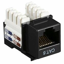 BLACK BOX CAT6J-BK CONNECT CAT5E RJ-45 KEYSTONE JACK