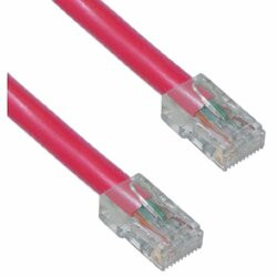 UNIRISE USA, LLC PC6-15F-RED UNIRISE 15FT CAT6 NON-BOOTED UNSHIELDED (UTP) ETHERNET NETWORK PATCH CABLE RED -