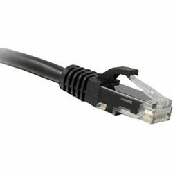 ENET SOLUTIONS, INC. C5E-BK-1-ENC ENET CAT5E BLACK 1 FOOT PATCH CABLE WITH SNAGLESS MOLDED BOOT (UTP) HIGH-QUALITY