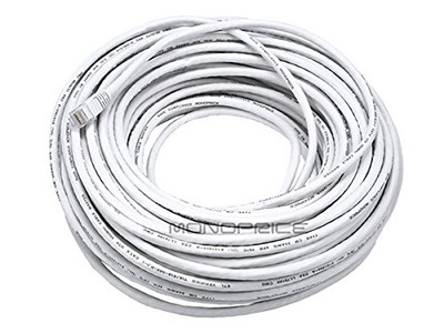 MONOPRICE, INC. 2333 CAT6 UTP  PATCH CABLE_ 100FT WHITE