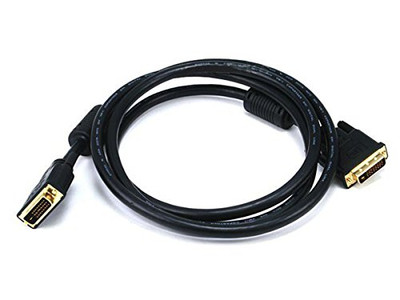 MONOPRICE, INC. 2408 DUAL LINK DVI-D CABLE - BLACK, 6FT CL2