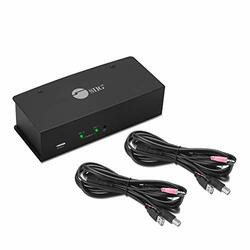 SIIG, INC. CE-KV0711-S1 2X1 DUAL VIEW USB HDMI KVM SWITCH 4K