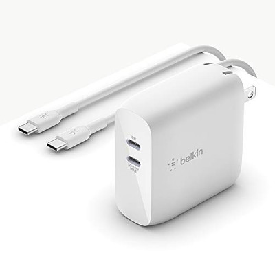 BELKIN COMPONENTS WCH003DQ2MWH-B6 68W USB-C CHRR,GAN,2M C-C CBL,WHT