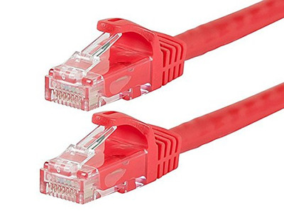 MONOPRICE, INC. 9831 FLEXBOOT CAT6 24AWG  CABLE_ 5FT RED