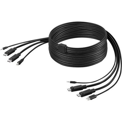 LINKSYS F1D9020B10T BELKIN DUAL-HEAD DP TO DP KVM COMBO CABLE,10FT