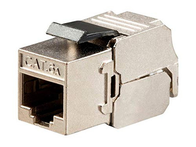 MONOPRICE, INC. 15965 MONOPRICE ENTEGRADE SERIES CAT6A RJ-45 180-DEGREE SHIELDED DIE CAST KEYSTONE_ SL