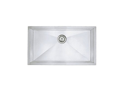 Blanco B515820  16-Inch Precision Super Single Bowl Undermount Sink, Stainless Steel