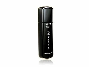 TRANSCEND INFORMATION TS64GJF350 SPORTING A CLASSIC COLOR SCHEME IN A THIN YET ROBUST DESIGN, THE JETFLASH 350/37