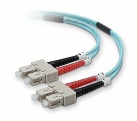 BELKIN COMPONENTS F2F40277-03M-G LO MULTIMODE AQUA FO CBL  SC/SC;50/125;10GB;3M