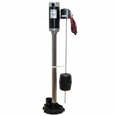 ZOELLER 585-0005  Aquanot II Battery Backup Pedestal Sump Pump System with Electronic Charger
