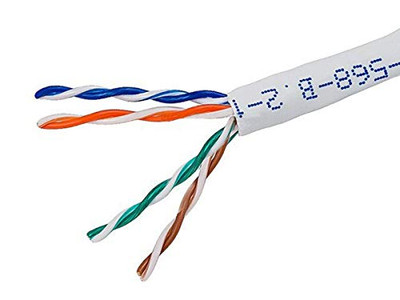 MONOPRICE, INC. 12763 CAT5E UTP SOLID (CMR) - WHITE  -1000FT
