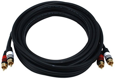 MONOPRICE, INC. 5348 RCA PLUG/2 RCA PLUG M/M CABLE -BLACK15FT