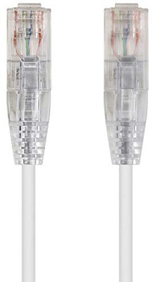 MONOPRICE, INC. 13550 SLIMRUN  CAT6 UTP CABLE-14FT WHITE