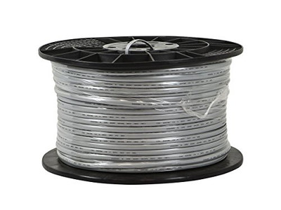 MONOPRICE, INC. 956 CAT 3, 3 PR, STRANDED,SILVR JACKT,1000FT