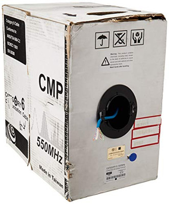 MONOPRICE, INC. 9482 1000FT CAT 6 UTP, SOLID, (CMP), BLUE