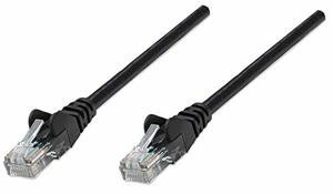 INTELLINET 342094 25 FT BLACK CAT6 SNAGLESS PATCH CABLE