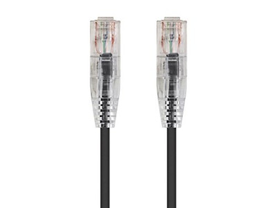 MONOPRICE, INC. 13552 SLIMRUN  CAT6 UTP CABLE-20FT BLACK