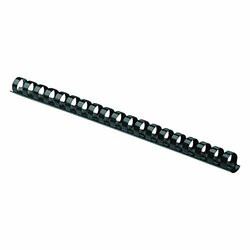 FELLOWES, INC. 52326 BINDING COMBS PLASTIC - BLACK 1/2IN 100P