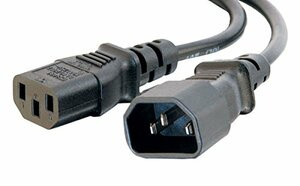 C2G 29934 8FT 16 AWG 250 VOLT COMPUTER POWER EXTENSION CORD (IEC320C14 TO IEC320C13) (TAA