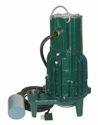 ZOELLER 807-0001 M807 - 1 HP Cast Iron Residential Grinder Pump (1-1/4") w/ Vertical Float -